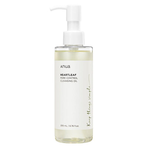 Anua - Heartleaf Pore Control Cleansing Oil - Huile nettoyante démaquillante